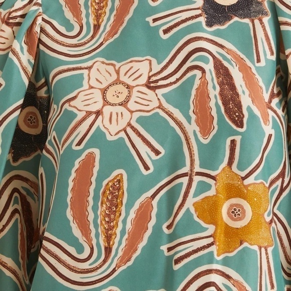 Ulla Johnson Jamilah Blouse Topaz US 2 - Picture 3 of 5